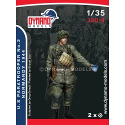 Dynamo Models 35014 1/35 U.s Paratrooper No2 Normandy 1944 3d Print Resin Kit