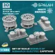 Spalah 03353 1/350 Set Of Scale Models Bismarck Electric Capstans For Revell Kit 5 Pcs 3d Printed/Resin