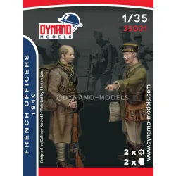 Dynamo Models 35021 1/35 French 40 Officers Set Ww2 3d Print Resin Kit