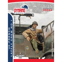 Dynamo Models 35044 1/35 French 40 Laffly Driver 3d Print Resin Kit
