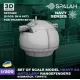 Spalah 01420 1/200 Set Of Scale Model Heavy Aa Artillery Rangefinders Bismark Tirpitz For Trumpeter Sets 2 Pcs 3d Printed/Resin