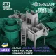 Spalah 02020 1/200 Scale Model Aft Fire Control Post Roof Level Bismarck Tirpitz For Trumpeter Kit 3d Printed/Resin