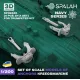 Spalah 02320 1/200 Set Of Scale Models Anchors Kriegsmarine For Trumpeter Kit 4 Pcs 3d Printed/Resin