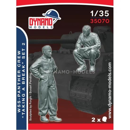 Dynamo Models 35070 1/35 Wss Panther Crewtaking A Break 3d Print Resin Kit