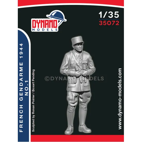 Dynamo Models 35072 1/35 French Gendarme 1944 No1 Ww2 3d Print Resin Kit