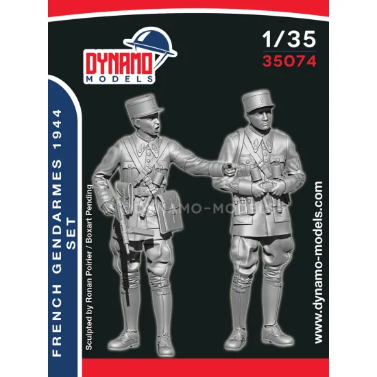 Dynamo Models 35074 1/35 French Gendarme 1944 Ww2 3d Print Resin Kit