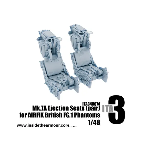 Inside The Armor 348074 1/48 Type 7a Seats 2 Seats For Airfix Phantom Fg 1 A12015