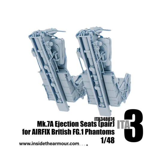 Inside The Armor 348074 1/48 Type 7a Seats 2 Seats For Airfix Phantom Fg 1 A12015