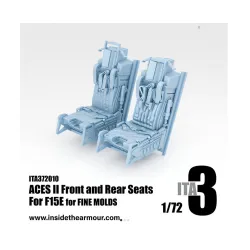 Inside The Armor 372010 1/72 Aces Ii Front And Rear Seats For F15e For Fine Molds