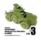 Inside The Armor 335106 1/35 Ferret Exterior Detail Set 2 W/ Clear Parts For Airfix