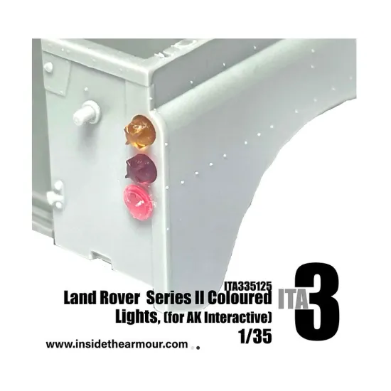 Inside The Armor 335125 1/35 Coloured Lights For Ak Interactive Land Rover