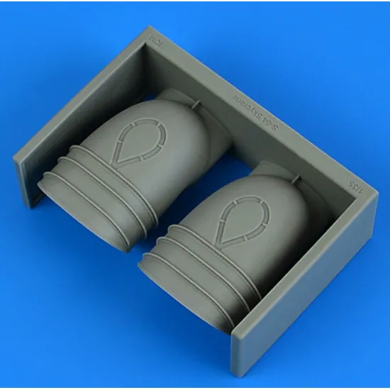 Quickboost 35015 1/35 S-64 Skycrane Exhaust For Icm