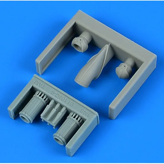 Quickboost 49253 1/48 Bf 109g-6 Dust Filter For Tamiya