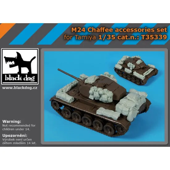 Black Dog T35339 1/35 M24 Chaffee Accessories Set For Tamiya