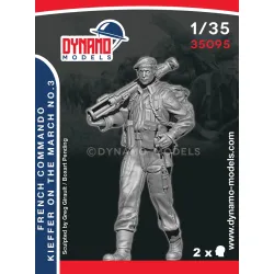 Dynamo Models 35095 1/35 French Commando Kieffer Marching No3 3d Resin Kit