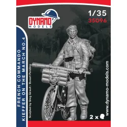 Dynamo Models 35096 1/35 French Commando Kieffer Marching No4 3d Resin Kit