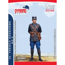 Dynamo Models 35160 1/35 1940 French Gendarme 3d Printed Resin Kit