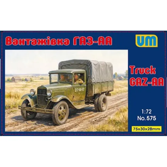 Unimodel 575 1/72 Truck Gaz-aa Plastic Model Kit