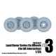 Inside The Armor 335012 1/35 Lightly Weighted Wheels For Ak Interactive Land Rover Series Iia