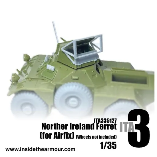 Inside The Armor 335127 1/35 Ferret Northern Ireland Conversion With Clear Parts For Airfix