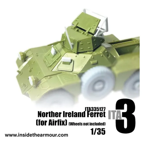 Inside The Armor 335127 1/35 Ferret Northern Ireland Conversion With Clear Parts For Airfix