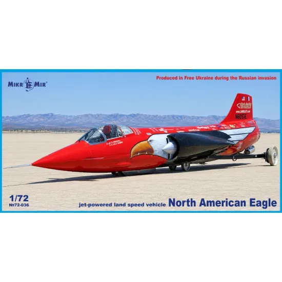 Mikro Mir 72-036 1/72 North American Eagle Plastic Model Kit