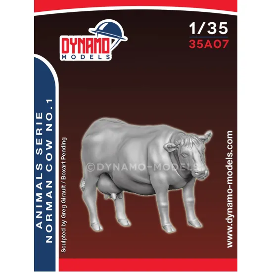 Dynamo Models 35a07 1/35 Normand Cow 3d Printd Resin Kit