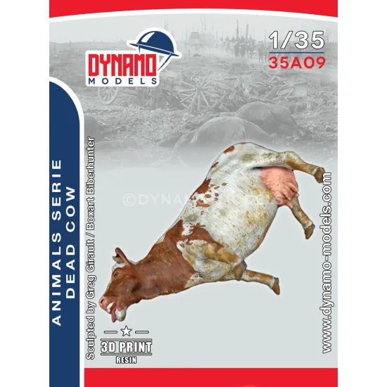 Dynamo Models 35a09 1/35 Dead Cow 3d Printd Resin Kit