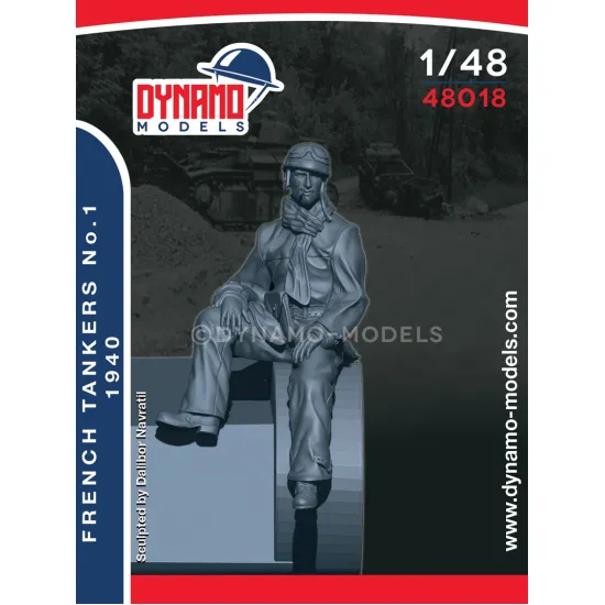 Dynamo Models 48018 1/48 French 40 Tanker 3d Printed Resin Kit