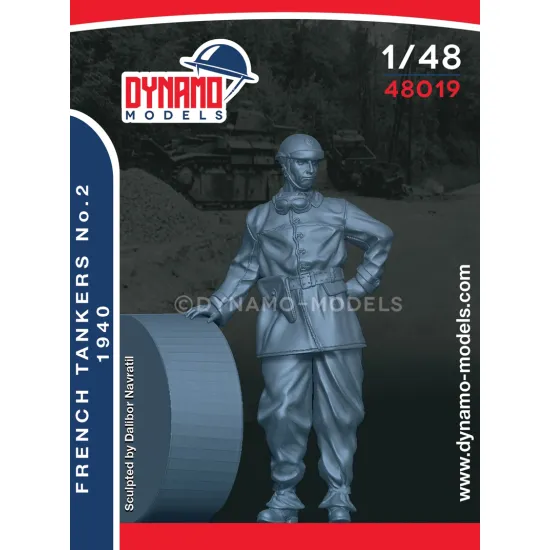 Dynamo Models 48019 1/48 French 40 Tanker 3d Printed Resin Kit