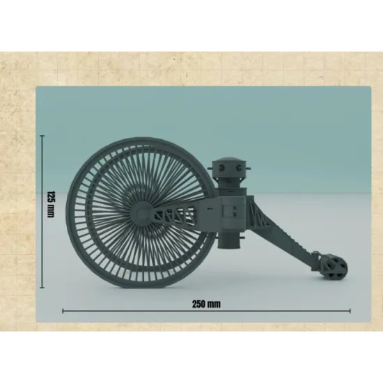 Vk Production F3d-72004a 1/72 Tsar Tank Var A 3d Printed Resin Kit