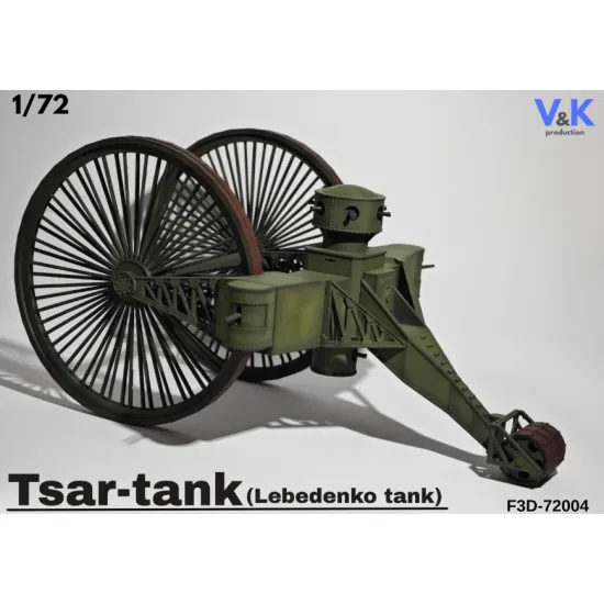 Vk Production F3d-72004a 1/72 Tsar Tank Var A 3d Printed Resin Kit