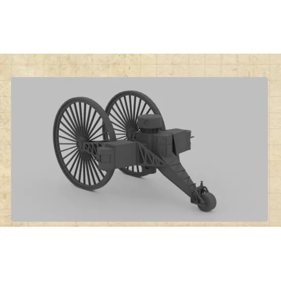 Vk Production F3d-72004b 1/72 Tsar Tank Var B 3d Printed Resin Kit