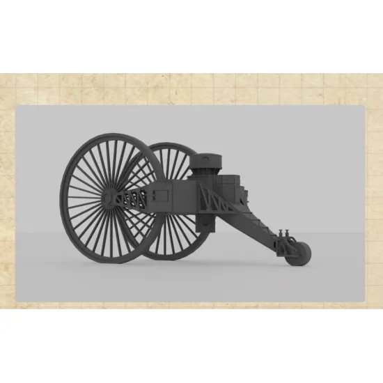 Vk Production F3d-72004b 1/72 Tsar Tank Var B 3d Printed Resin Kit