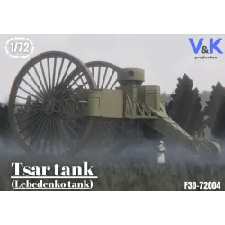 Vk Production F3d-72004b 1/72 Tsar Tank Var B 3d Printed Resin Kit