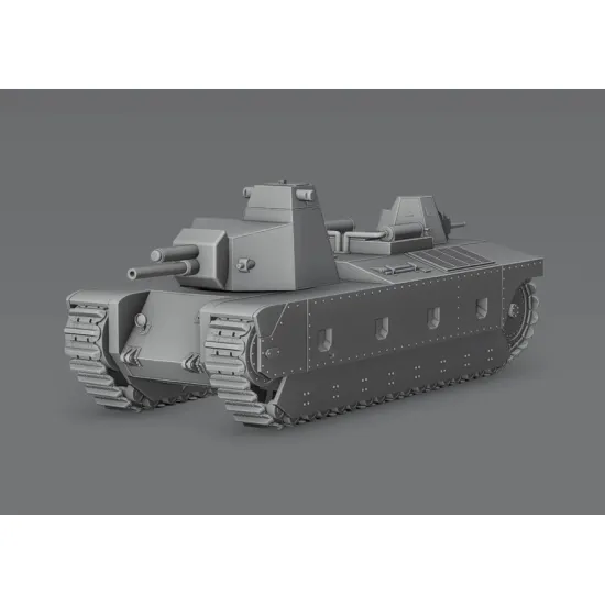 Vk Production R3d-72002 1/72 Fcm F4 Var D 3d Printed Resin Kit