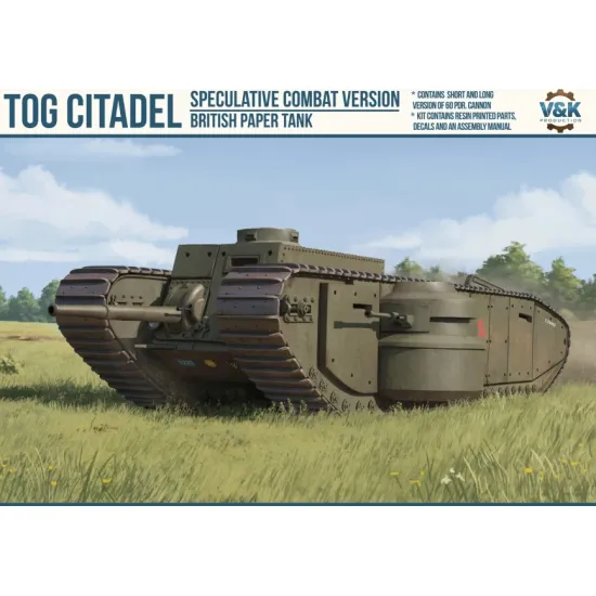 Vk Production R3d-72004 1/72 Tog Citadel 3d Printed Resin Kit