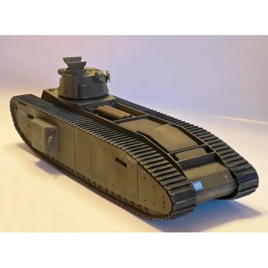 Vk Production R3d-72005 1/72 Tog I A12 Turret Without Metal Barrel 3d Printed Resin Kit