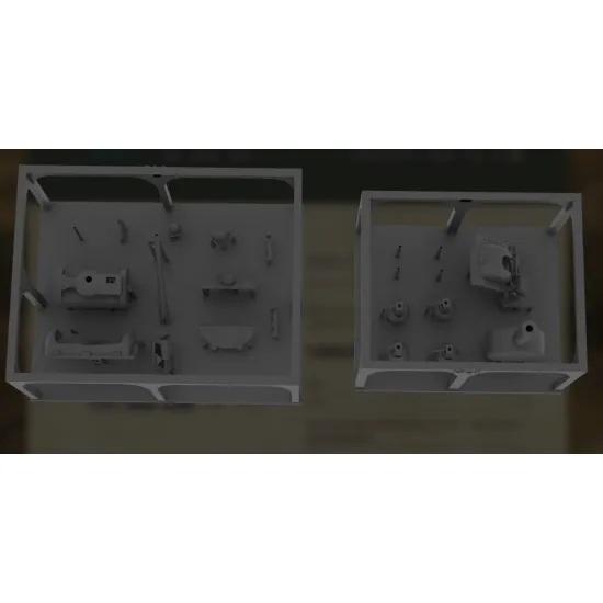Vk Production R3d-72005 1/72 Tog I A12 Turret Without Metal Barrel 3d Printed Resin Kit