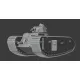Vk Production R3d-72006 1/72 Tog I Apx-1 Turret Without Metal Barrel 3d Printed Resin Kit