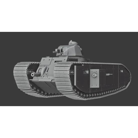 Vk Production R3d-72006-m 1/72 Tog I Apx-1 Turret With Metal Barrel 3d Printed Resin Kit
