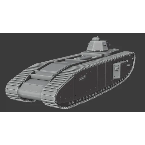 Vk Production R3d-72006-m 1/72 Tog I Apx-1 Turret With Metal Barrel 3d Printed Resin Kit