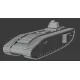 Vk Production R3d-72006-m 1/72 Tog I Apx-1 Turret With Metal Barrel 3d Printed Resin Kit