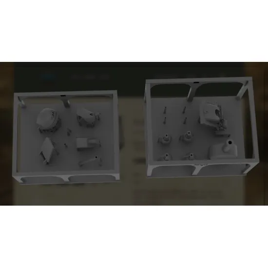 Vk Production R3d-72006-m 1/72 Tog I Apx-1 Turret With Metal Barrel 3d Printed Resin Kit