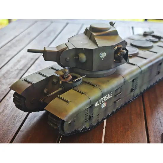 Vk Production R3d-72007-c 1/72 Arl Tracteur C With Crew 3d Printed Resin Kit