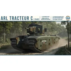 Vk Production R3d-72007-c 1/72 Arl Tracteur C With Crew 3d Printed Resin Kit