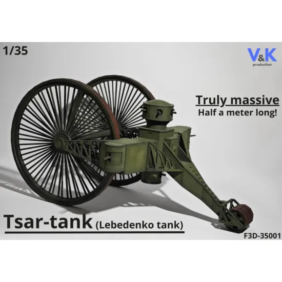 Vk Production F3d-35001a 1/35 Tsar Tank Var A 3d Printed Resin Kit