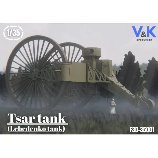 Vk Production F3d-35001b 1/35 Tsar Tank Var B 3d Printed Resin Kit