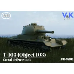 Vk Production F3d-35003 1/35 T-103 Object 103 3d Printed Resin Kit