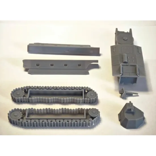 Vk Production R3d-35001 1/35 Fcm F4 Var A 3d Printed Resin Kit